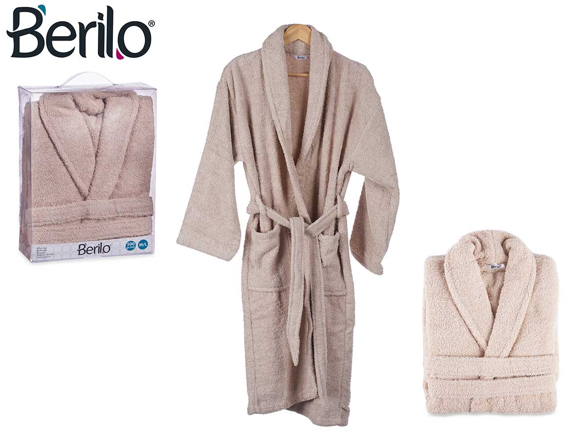 Beige Bath Robe M/L