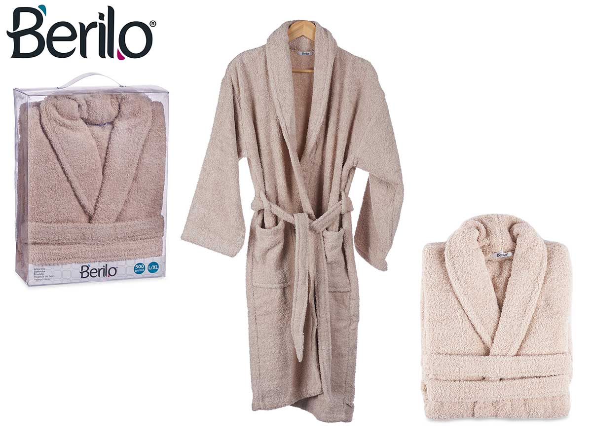 Beige Bath Robe L/XL