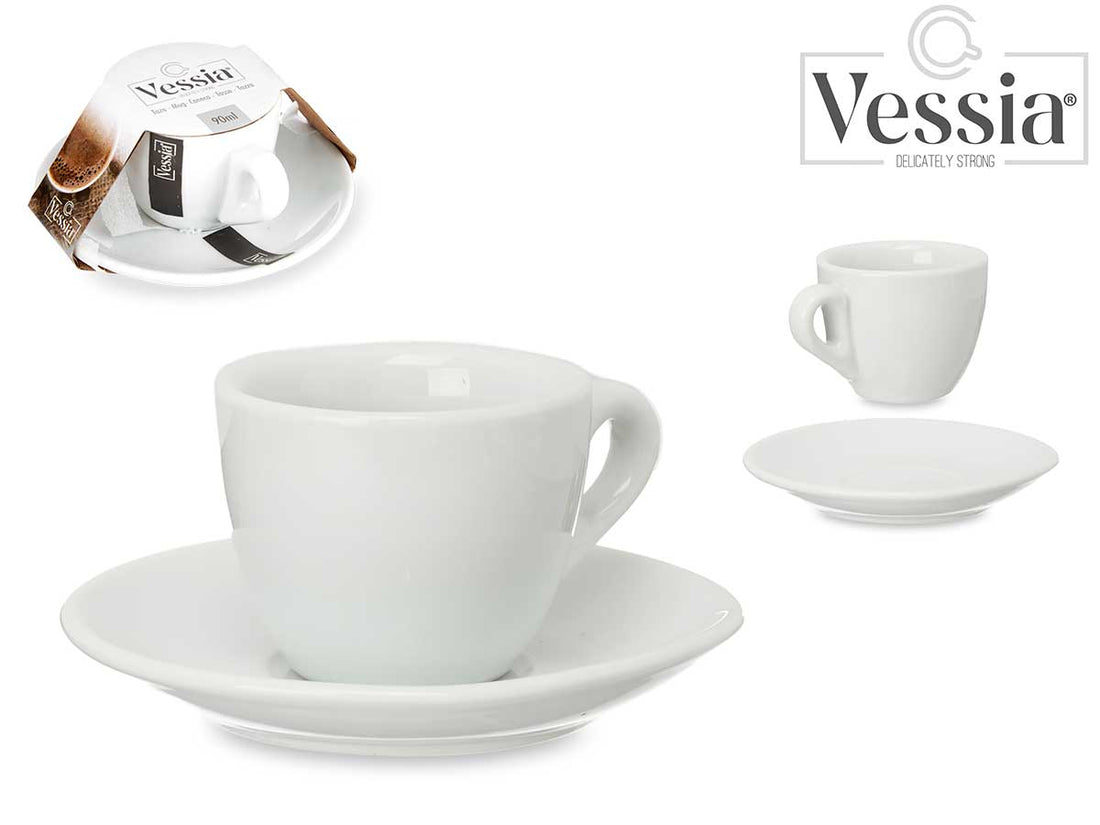 Porcelain Coffee Cup And Saucer 90Ml