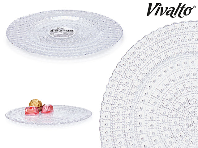 Plato de cristal Allure 21 cm