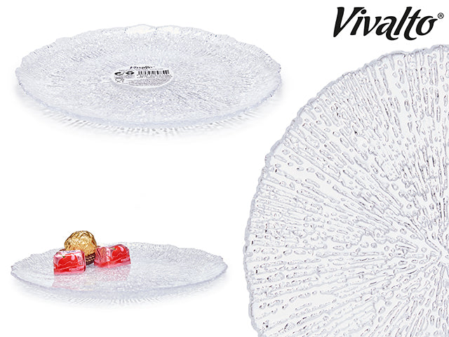 Plato de Cristal Rio 21 cm