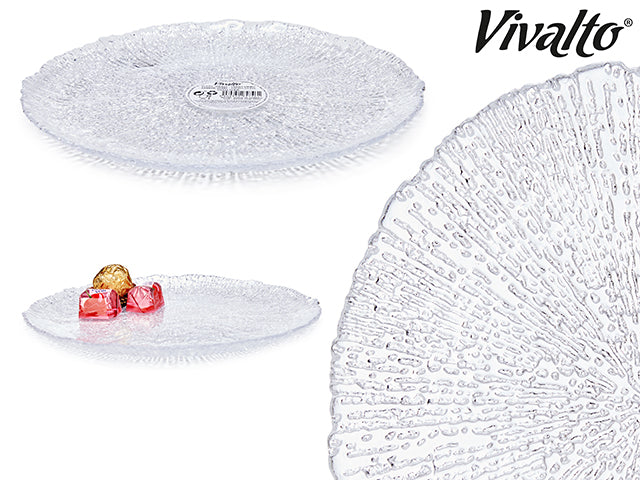 Plato de cristal Rio 24 cm