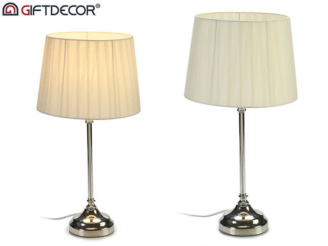 Table Steel Lamp Beige