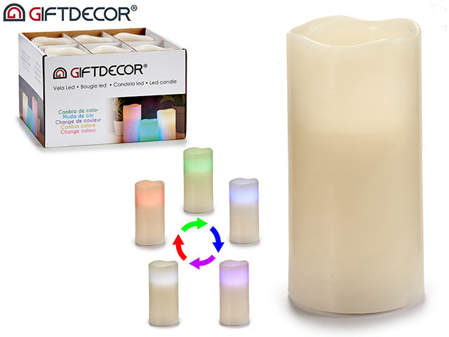 Changing Colour Led Candle 15 cm