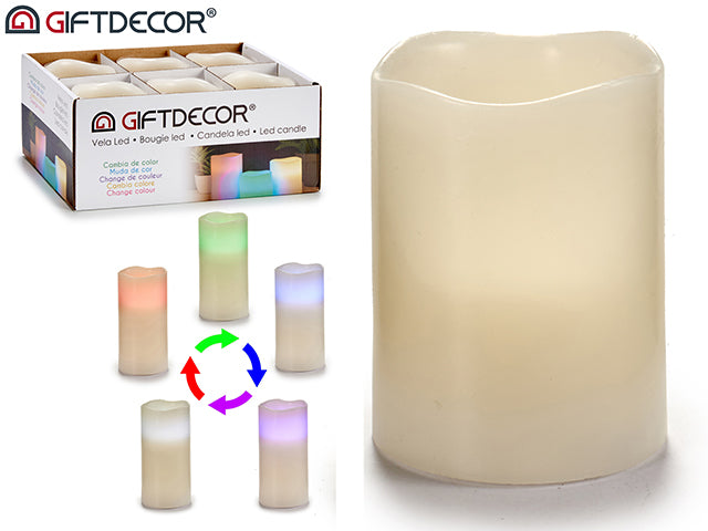 Changing Colour Led Candle 10 cm
