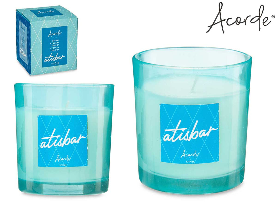 Cologne Scented Candle Glass 120 gr