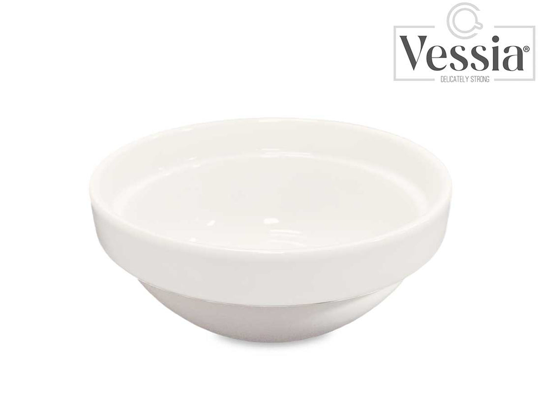 600Ml Round White Porcelain Bowl