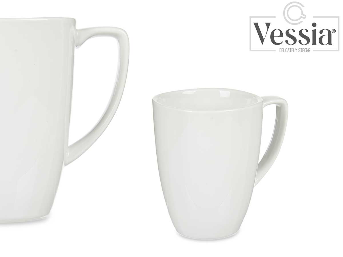 380Ml White Porcelain Mug