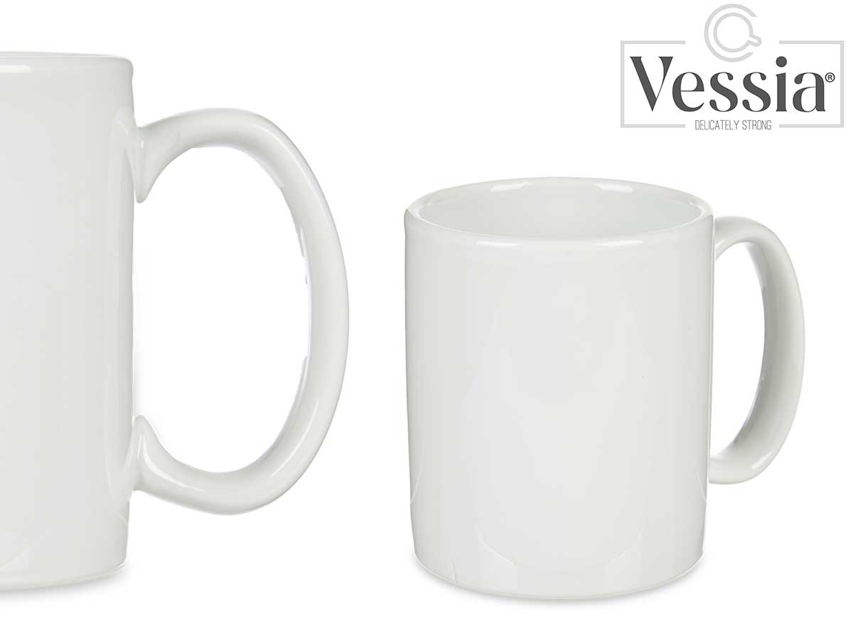 380Ml White Porcelain Mug