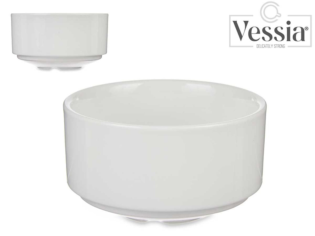 400Ml Round White Porcelain Bowl