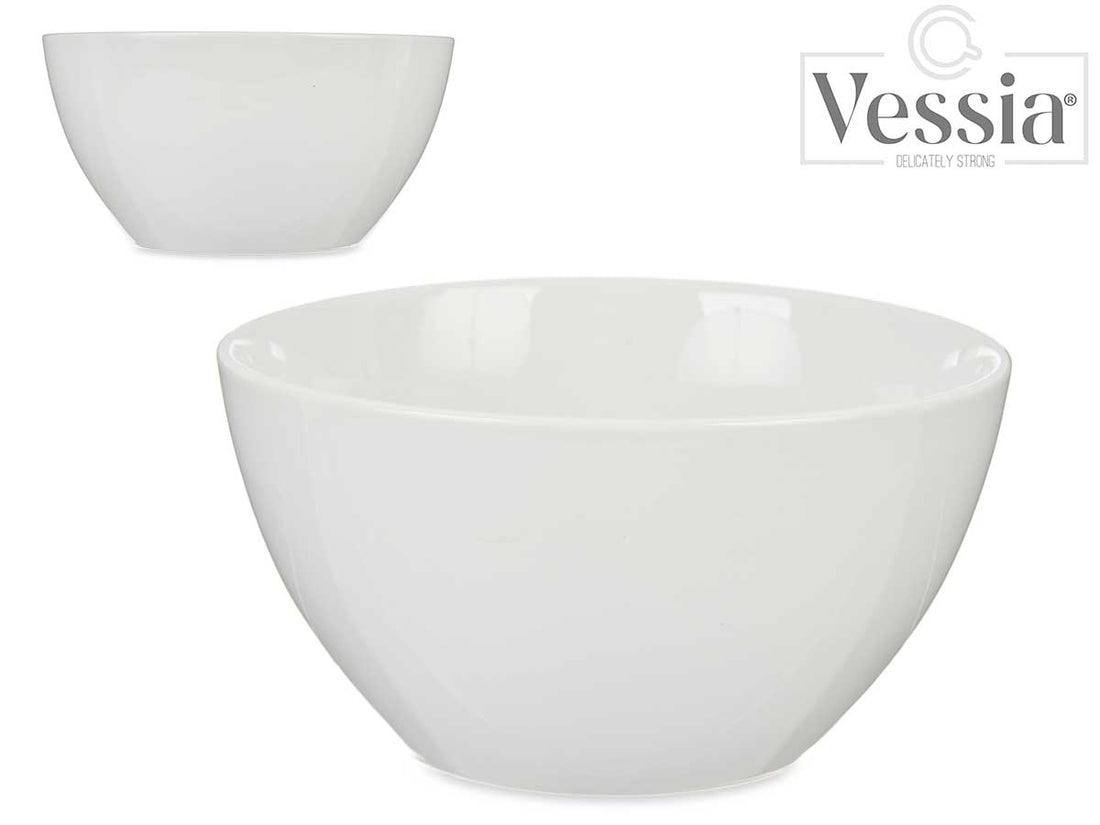 1400Ml White Porcelain Bowl