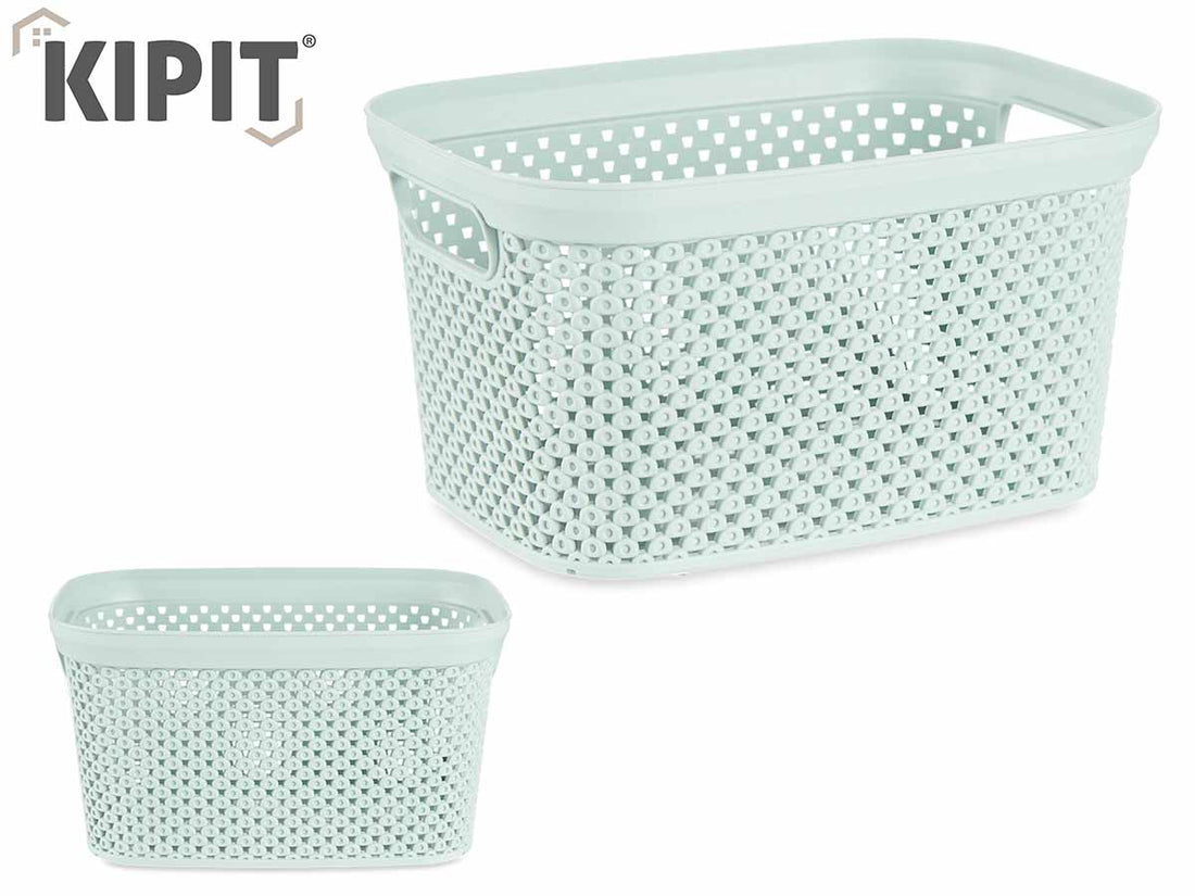 Mint Plastic Organiser Basket 3L