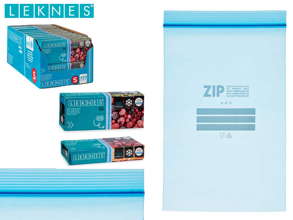 Small Freezing Bag With Zip 20 Units