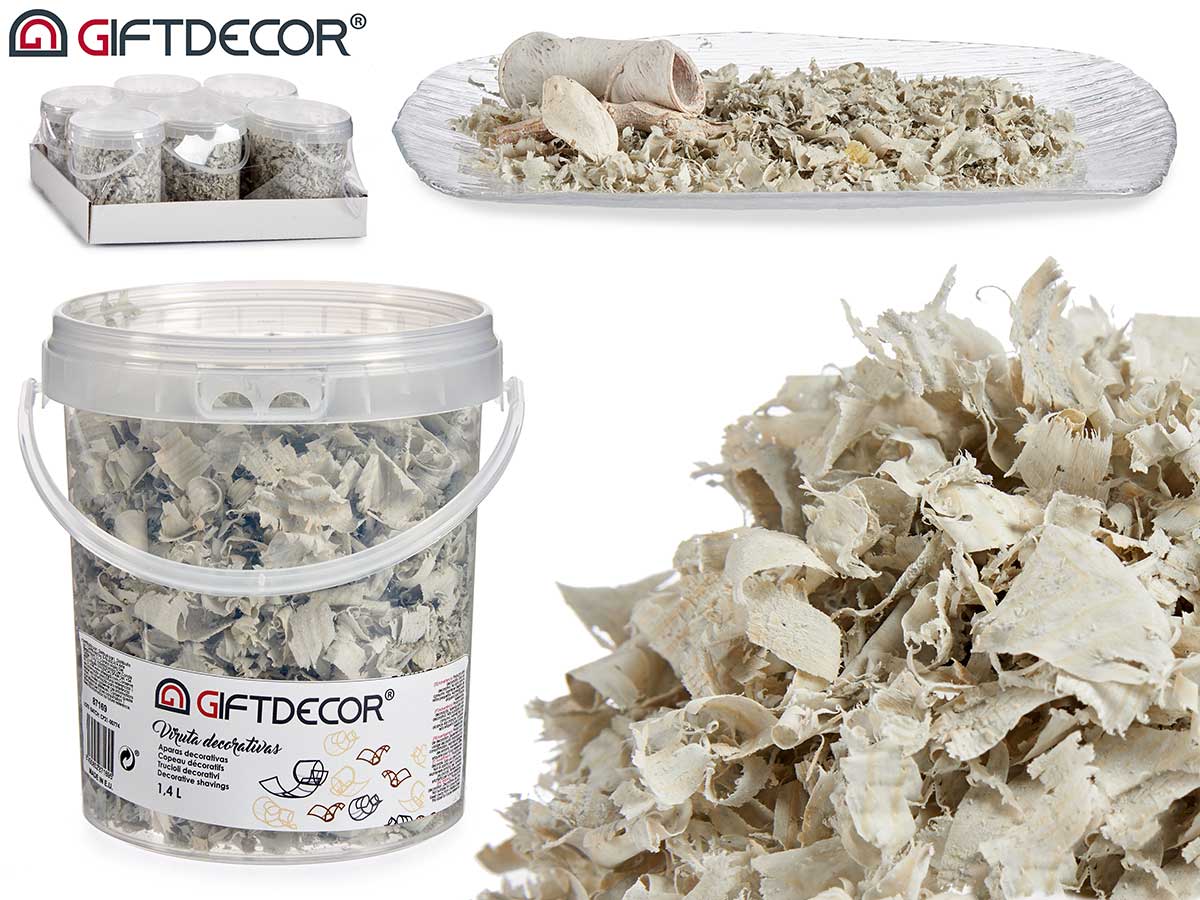 Light Grey Decorative Shavings