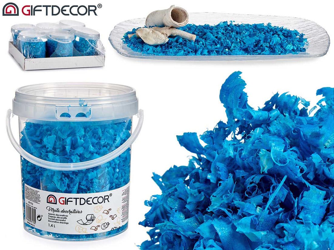 Light Blue Decorative Shavings