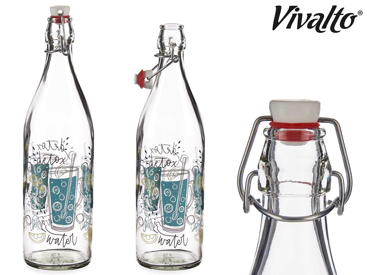 Detox Glass Bottle 1L