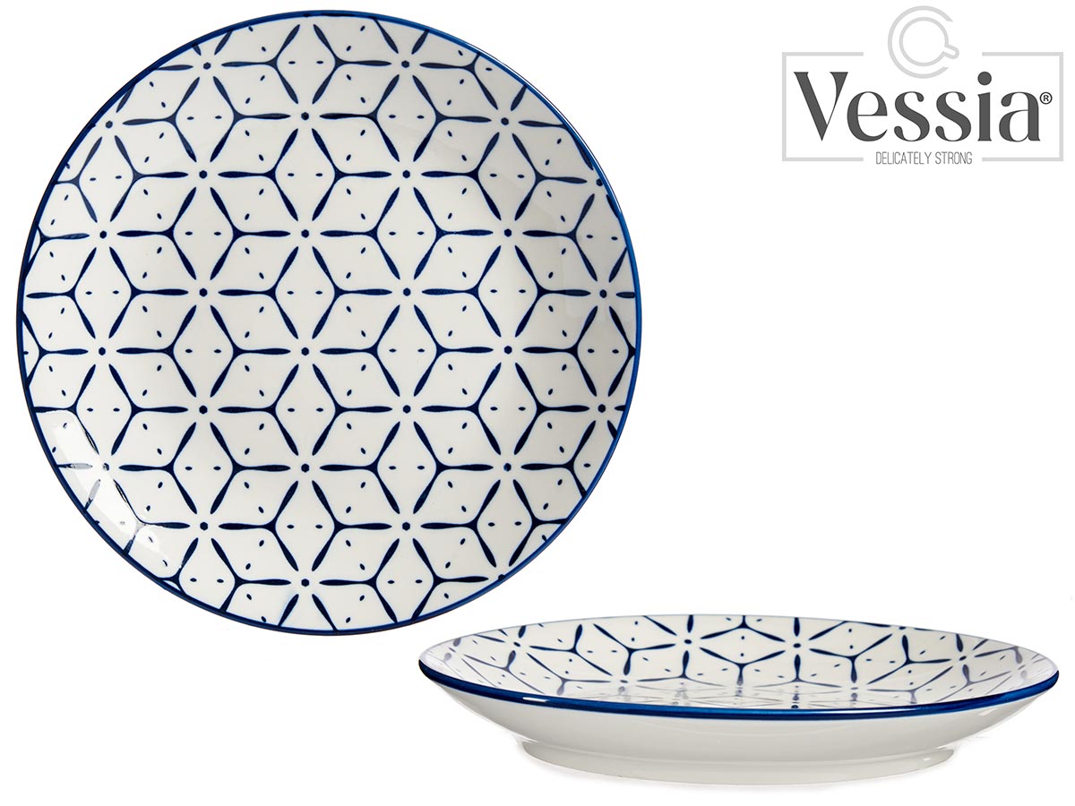 Greek Blue Side Plate 20Cm