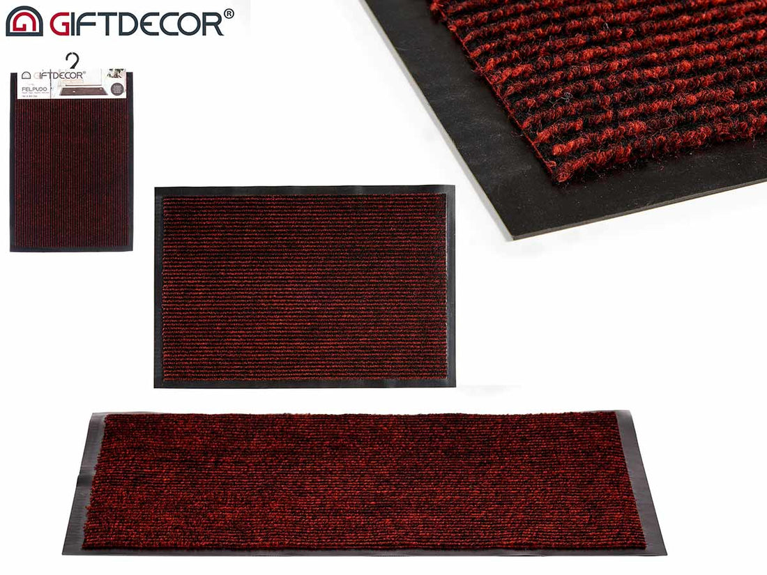 Pvc Red Edge Door Mat