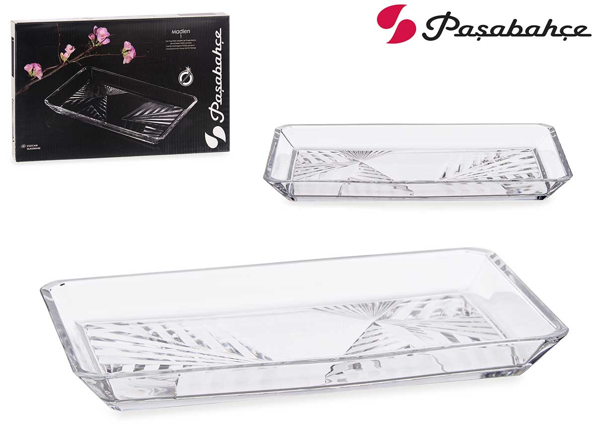 27,5 X 16,5Cm Tray Madlen Crystalline