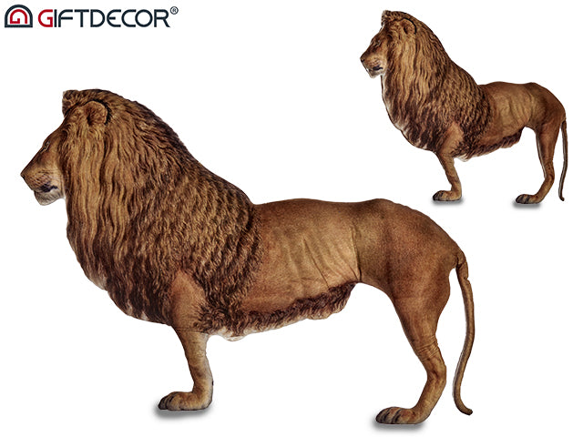 Silhouette Cushion Lion 76Cm Long