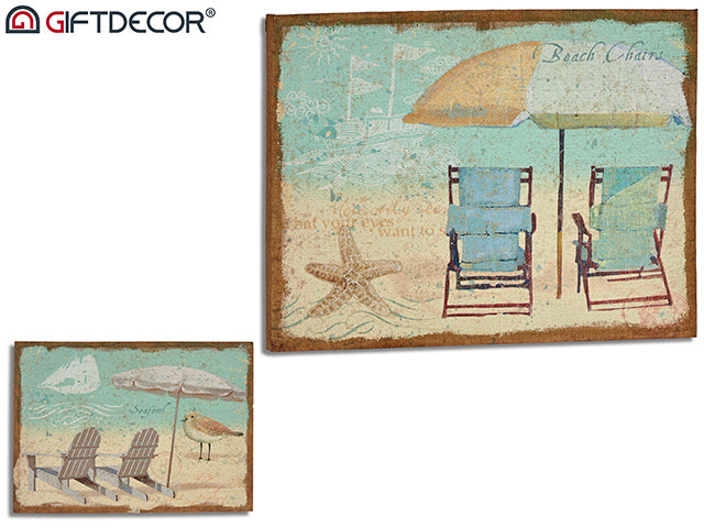 Canvas Linen Beach Chair Assortment 2