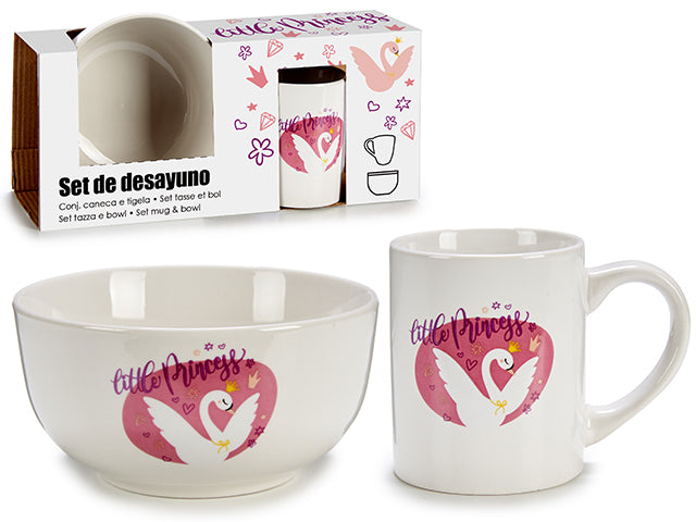 Conjunto de Café da Manhã 2 Pcs Café da Manhã Princesa