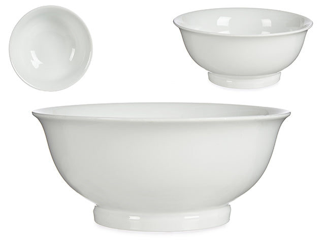 25Cm Round Porcelain Salad Bowl