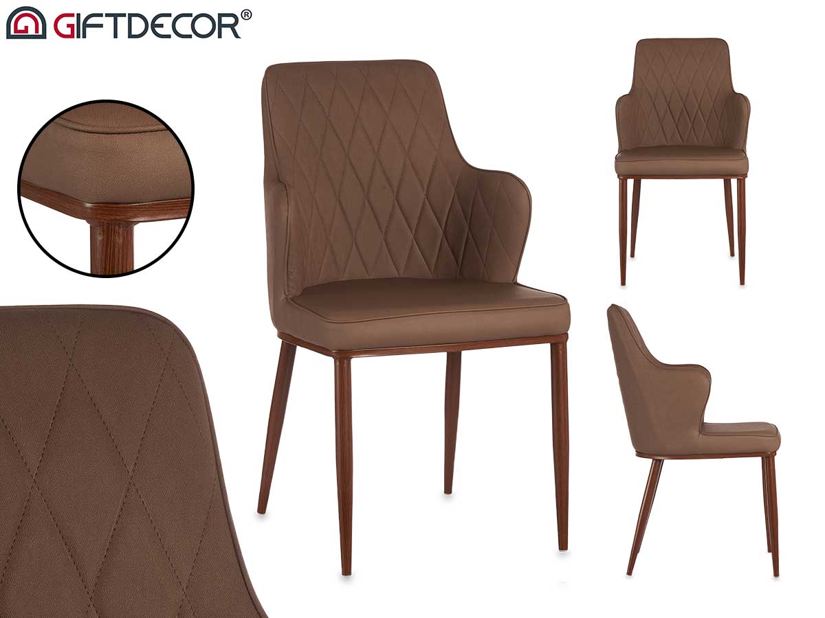 Rombs Classic Brown Armchair