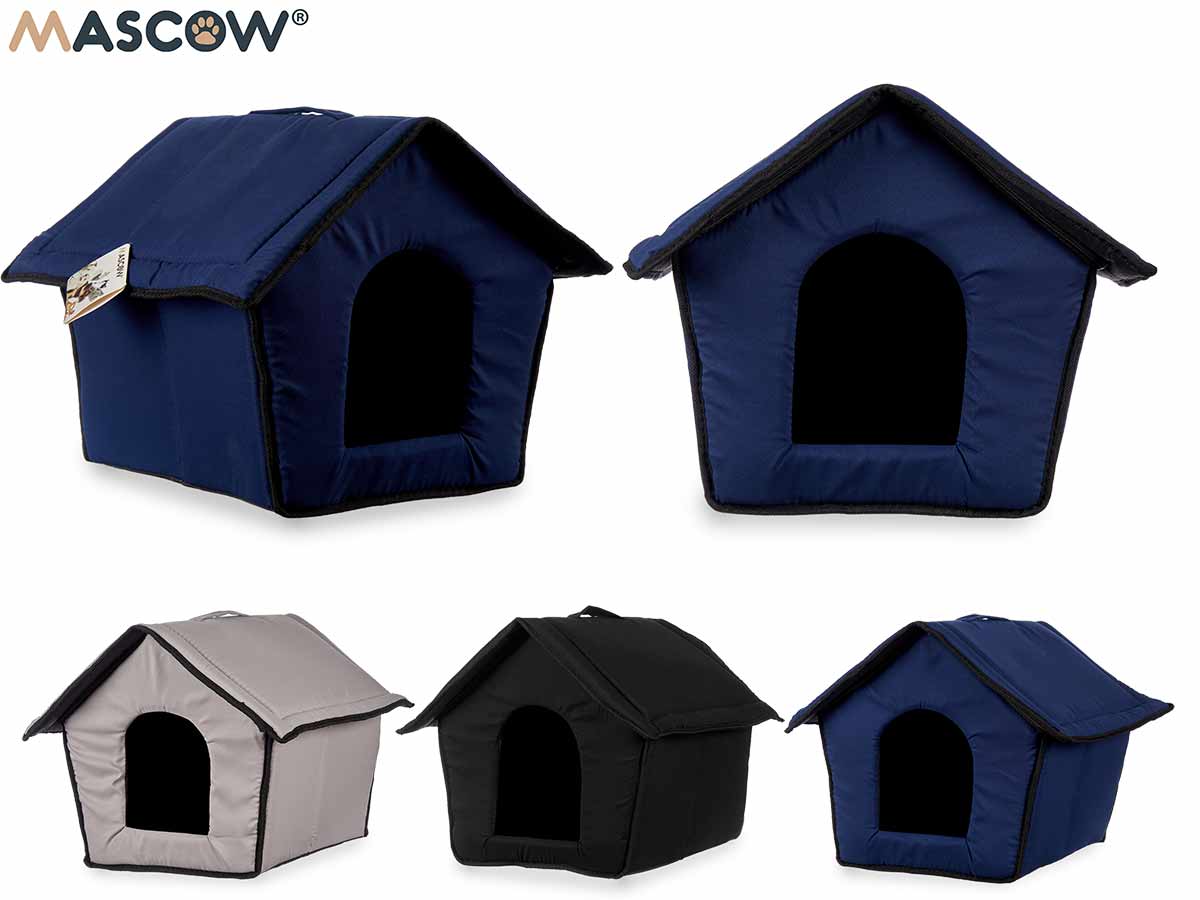 Padded Small Pet House Assort 3 Colours