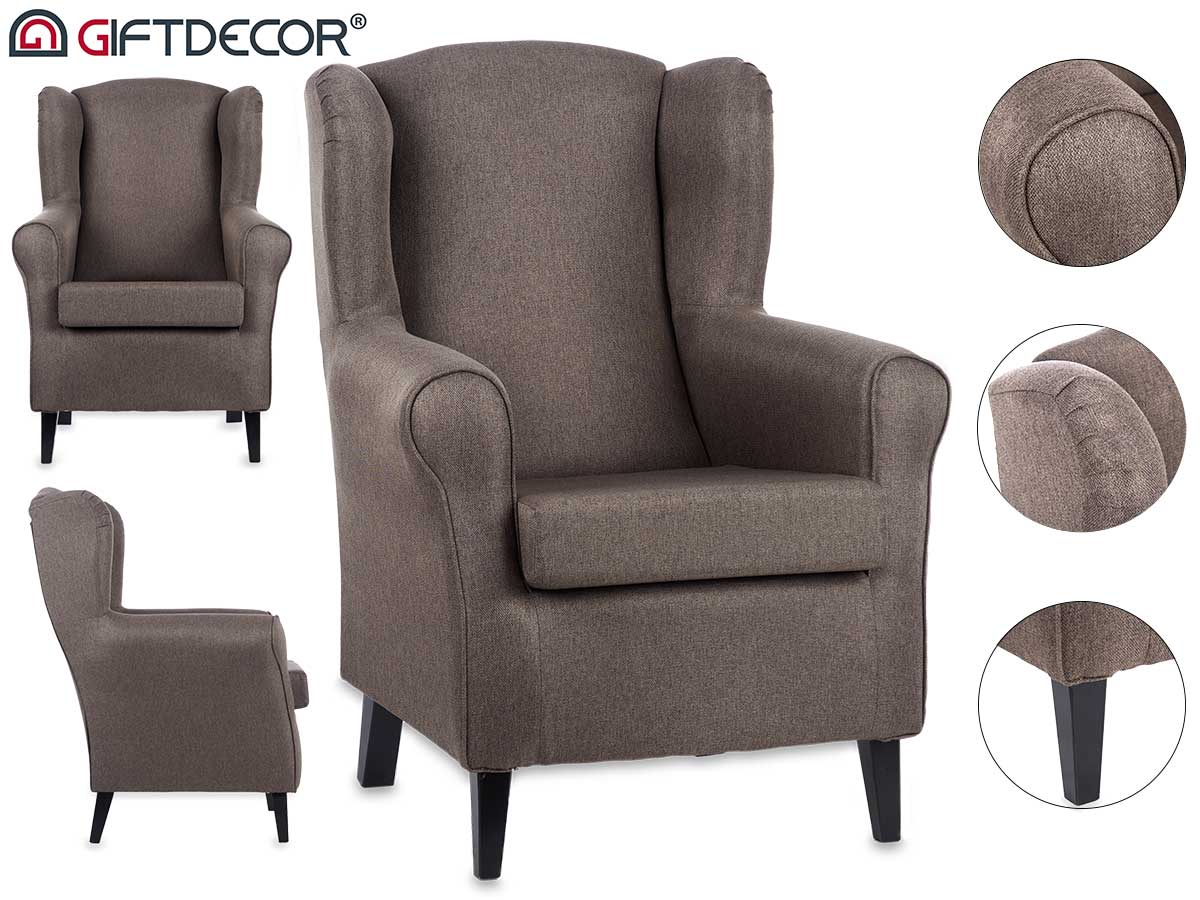 Brown Sade Armchair