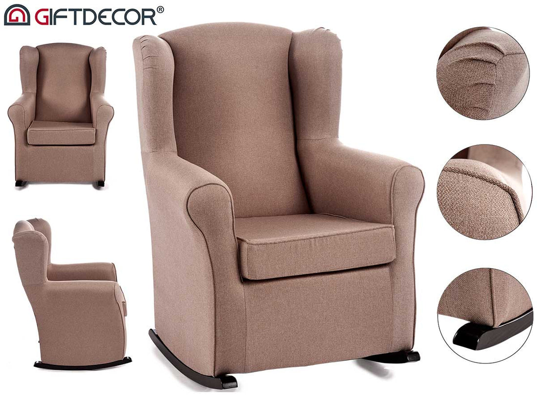 Mecedora Sedia Beige