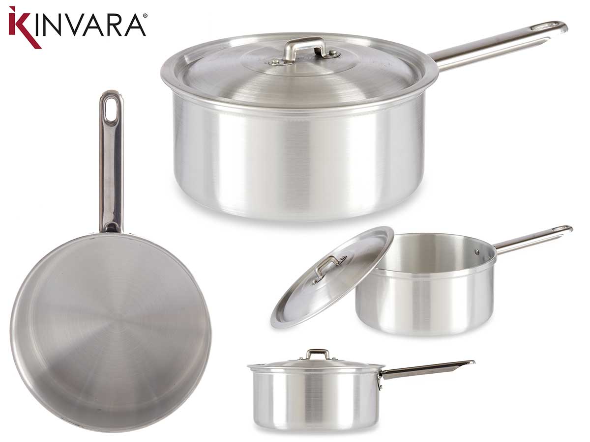 18Cm Aluminium Saucepan With Lid