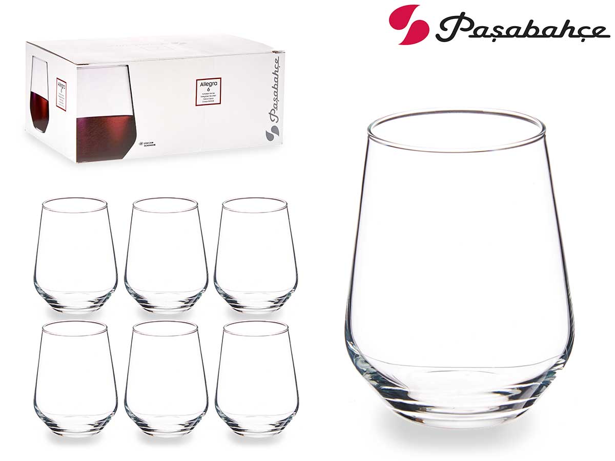 Set 6 Glasses Allegra 425Cc