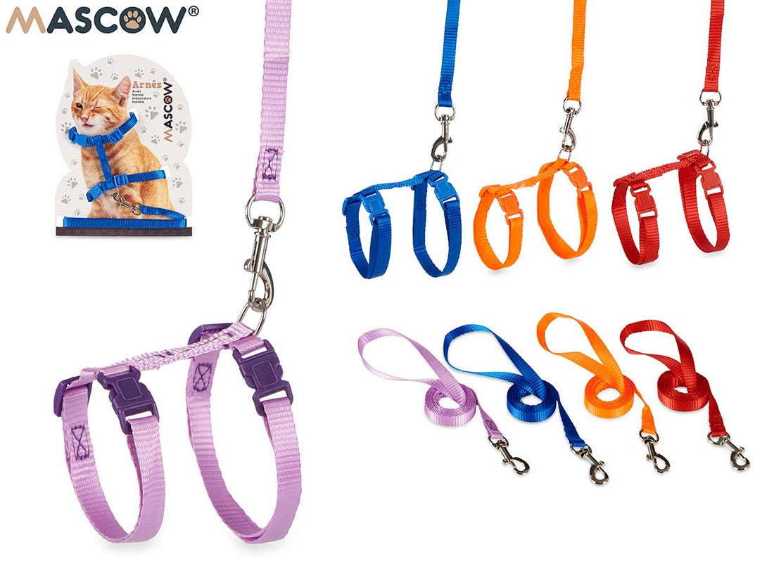 Cat Harness Set 6 Colors