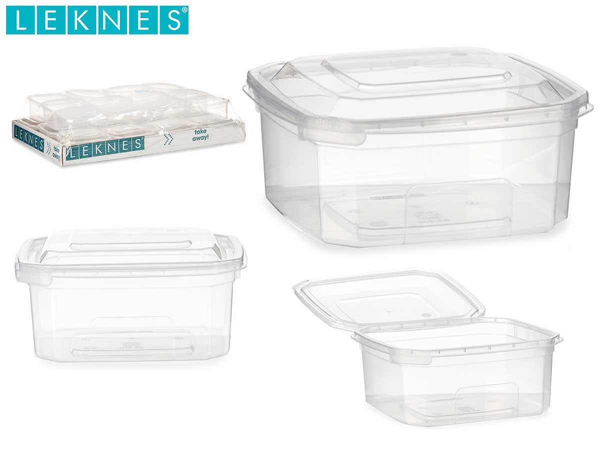 Rectangular Plastic Lunch Box 500Ml