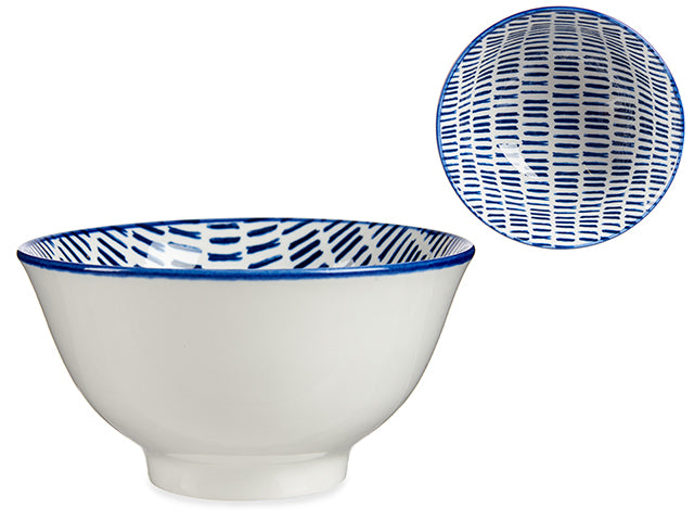 16Cm Blue Line Design Bowl