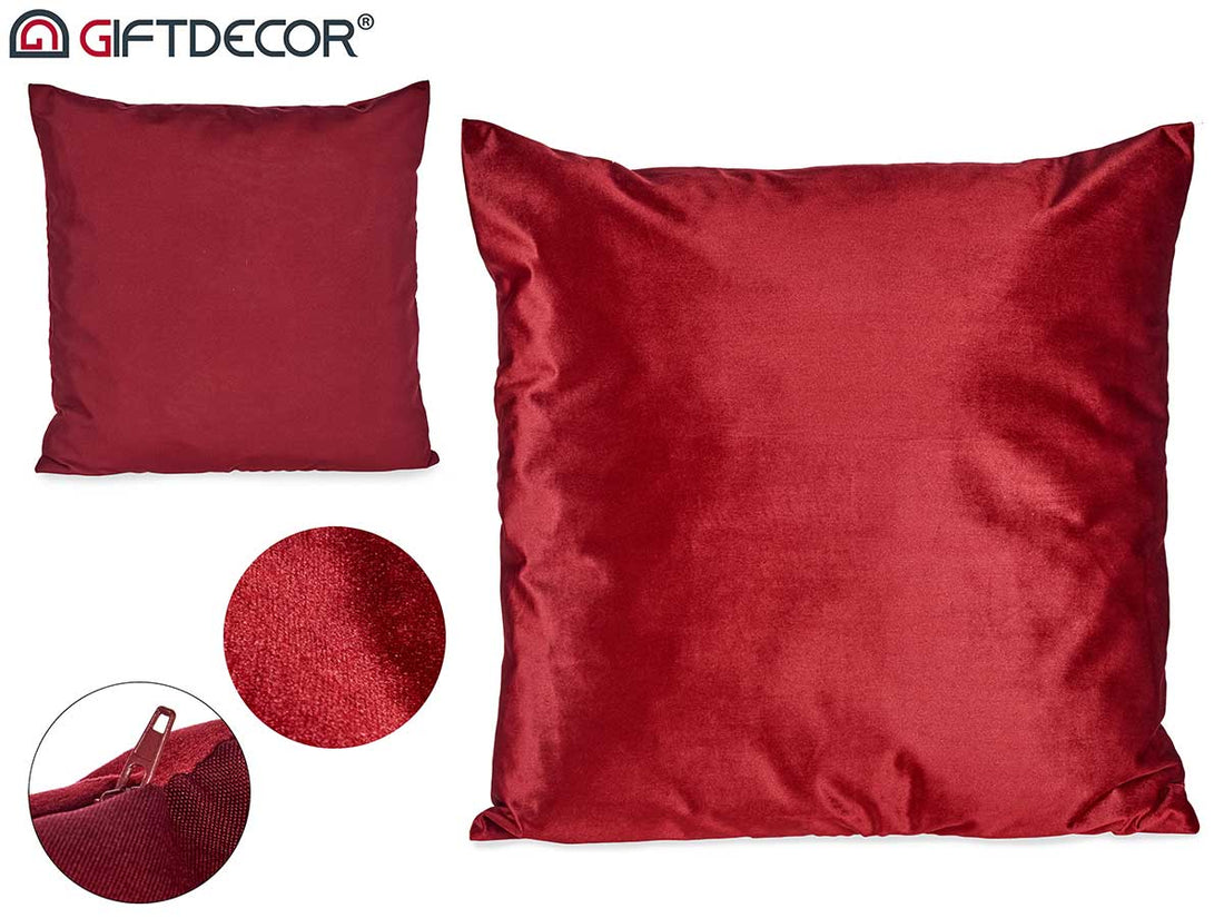Red Velvet Cushion 60 x 60 cm