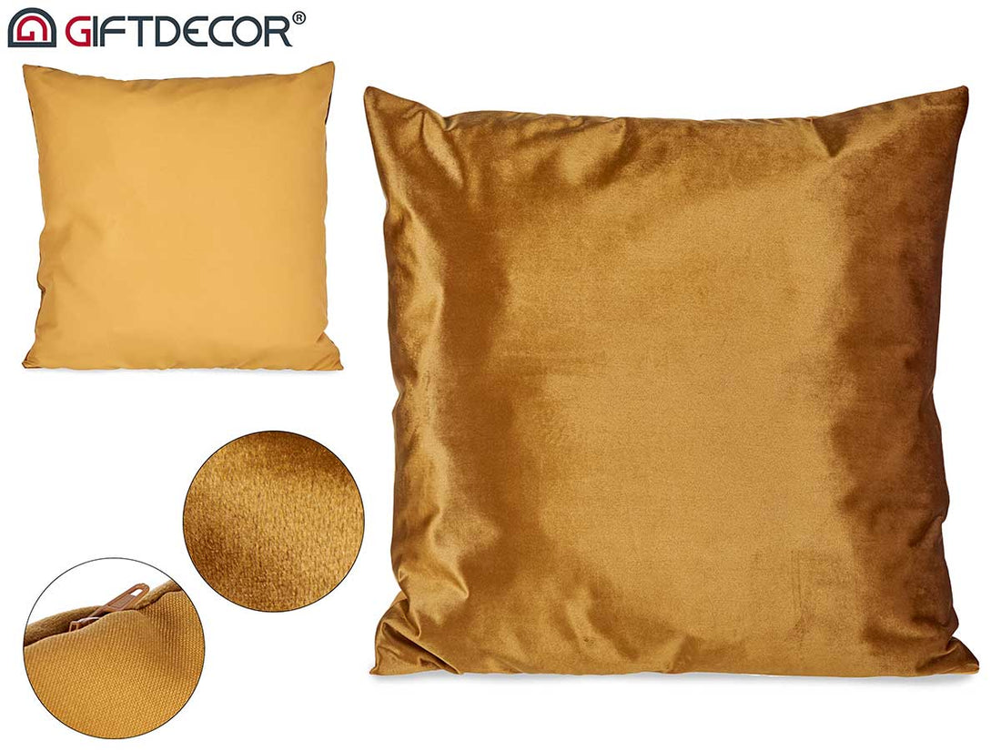 Gold Velvet Cushion 60 x 60 cm