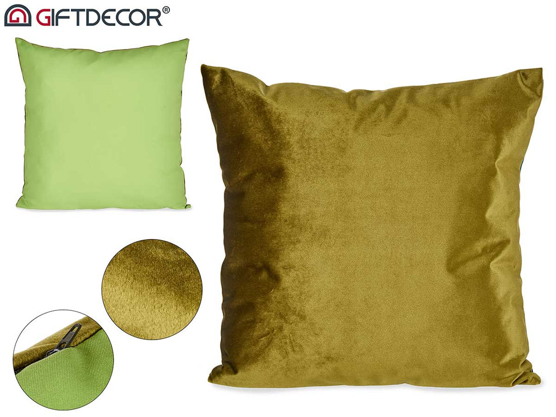 Green Velvet Cushion 45 x 45 cm