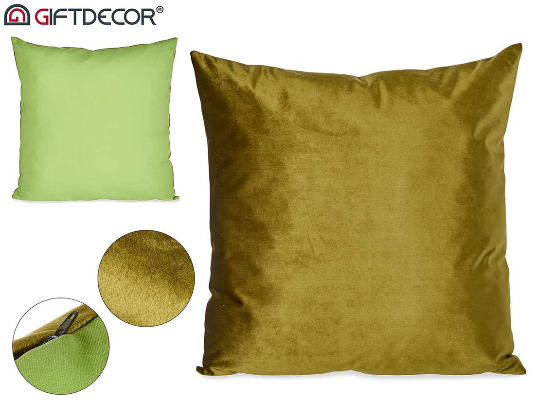 Green Velvet Cushion 60 x 60 cm