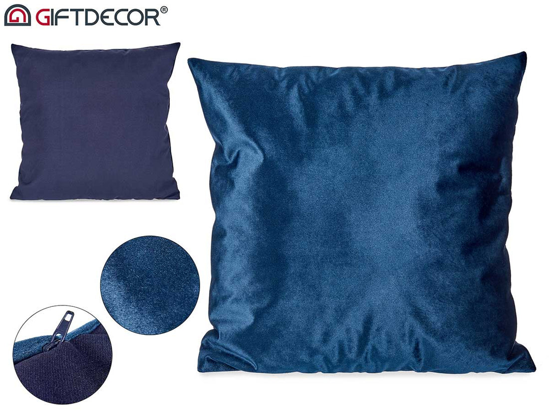 Blue Velvet Cushion 45 x 45 cm