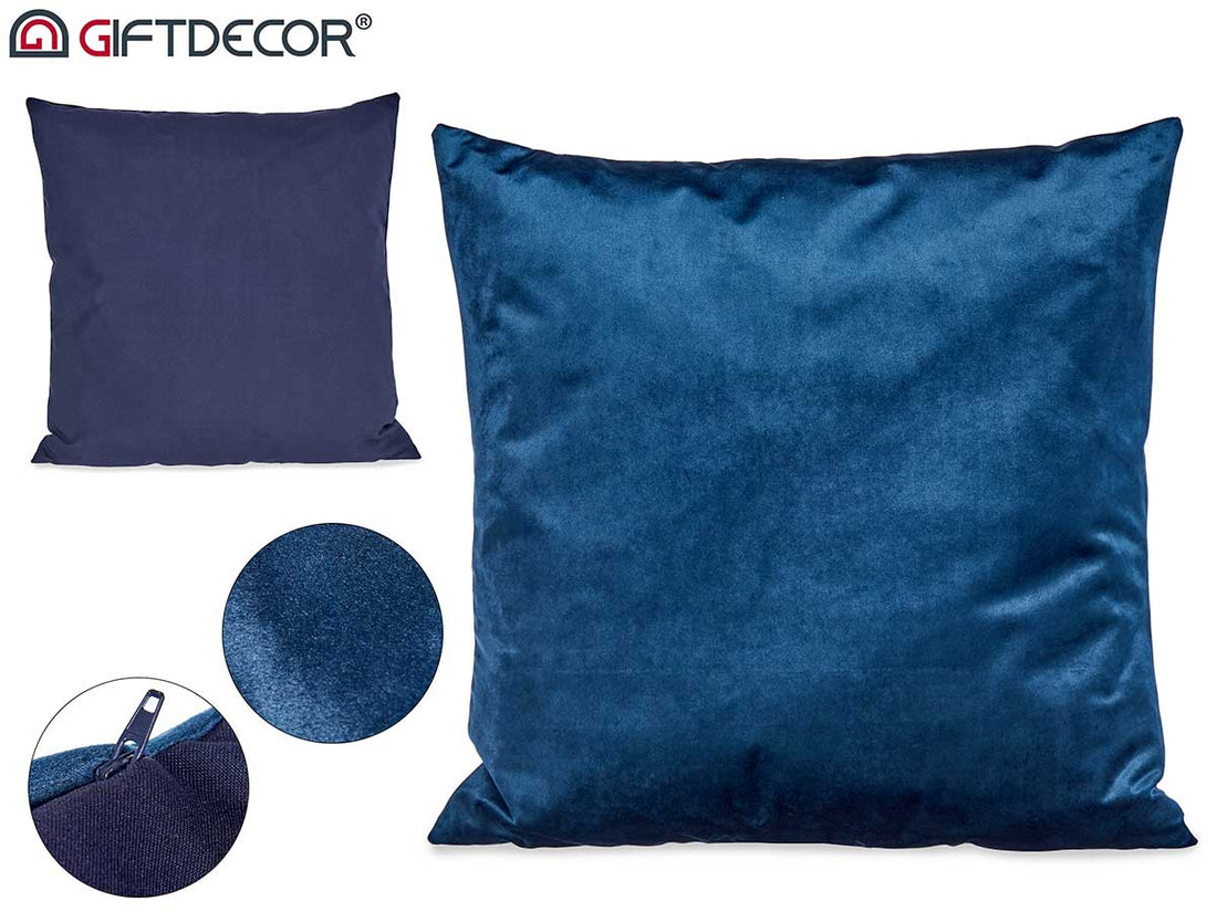 Blue Velvet Cushion 60 x 60 cm