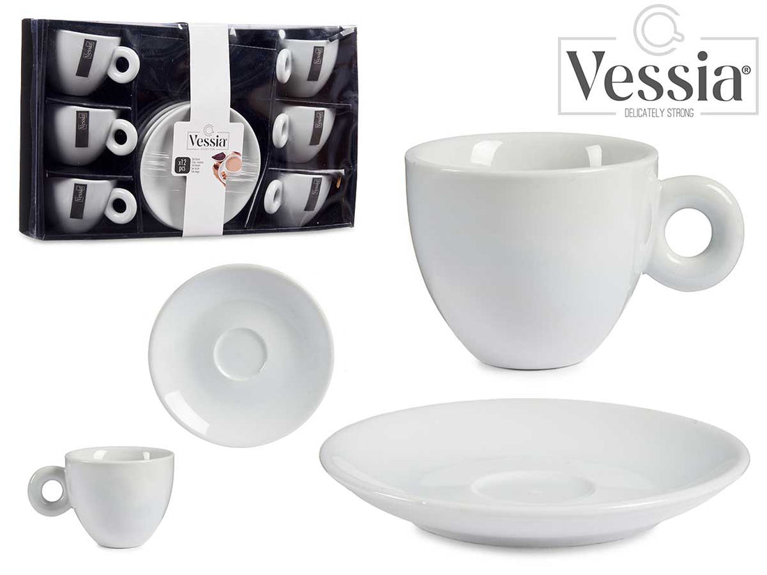 Set 6 Cups And Saucer 220 Ml