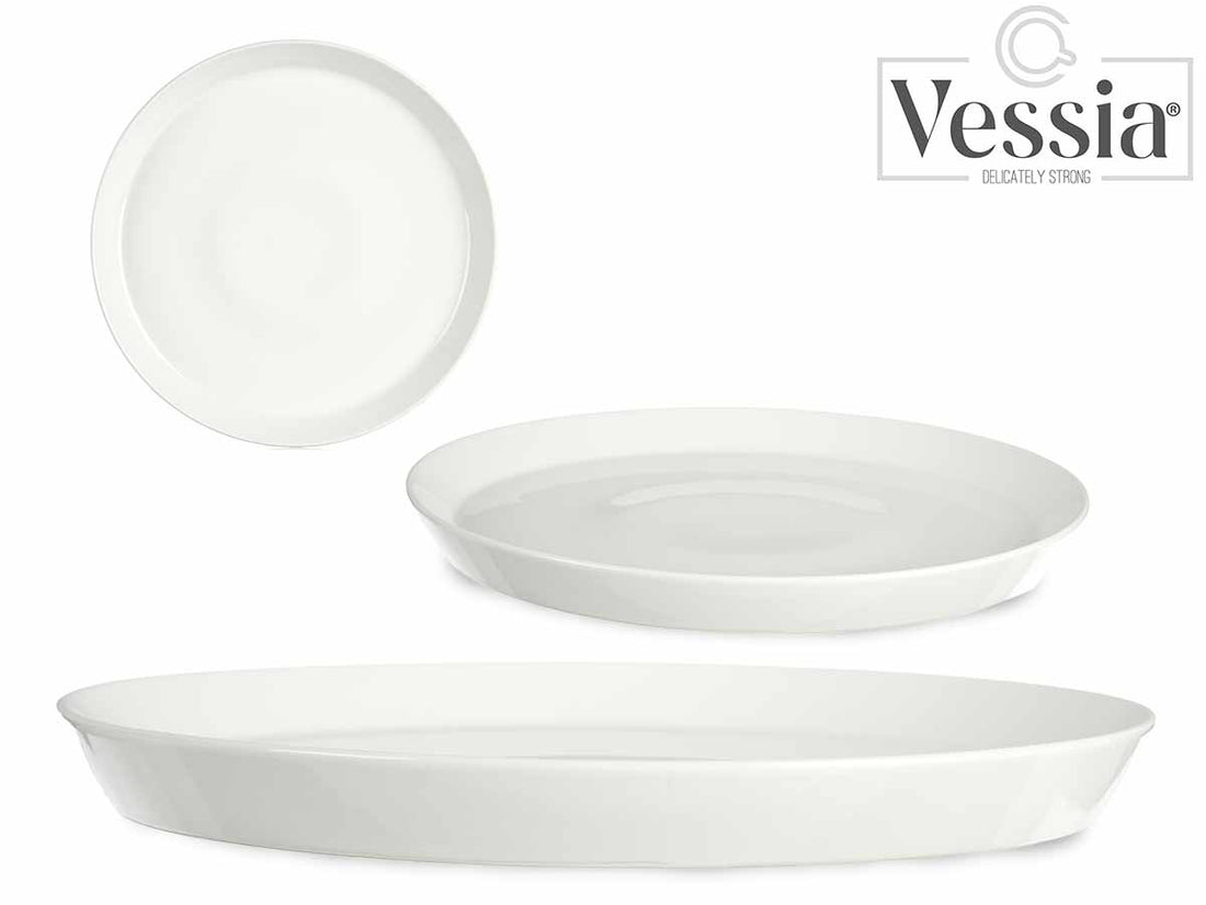 26Cm Round White Porcelain Plate