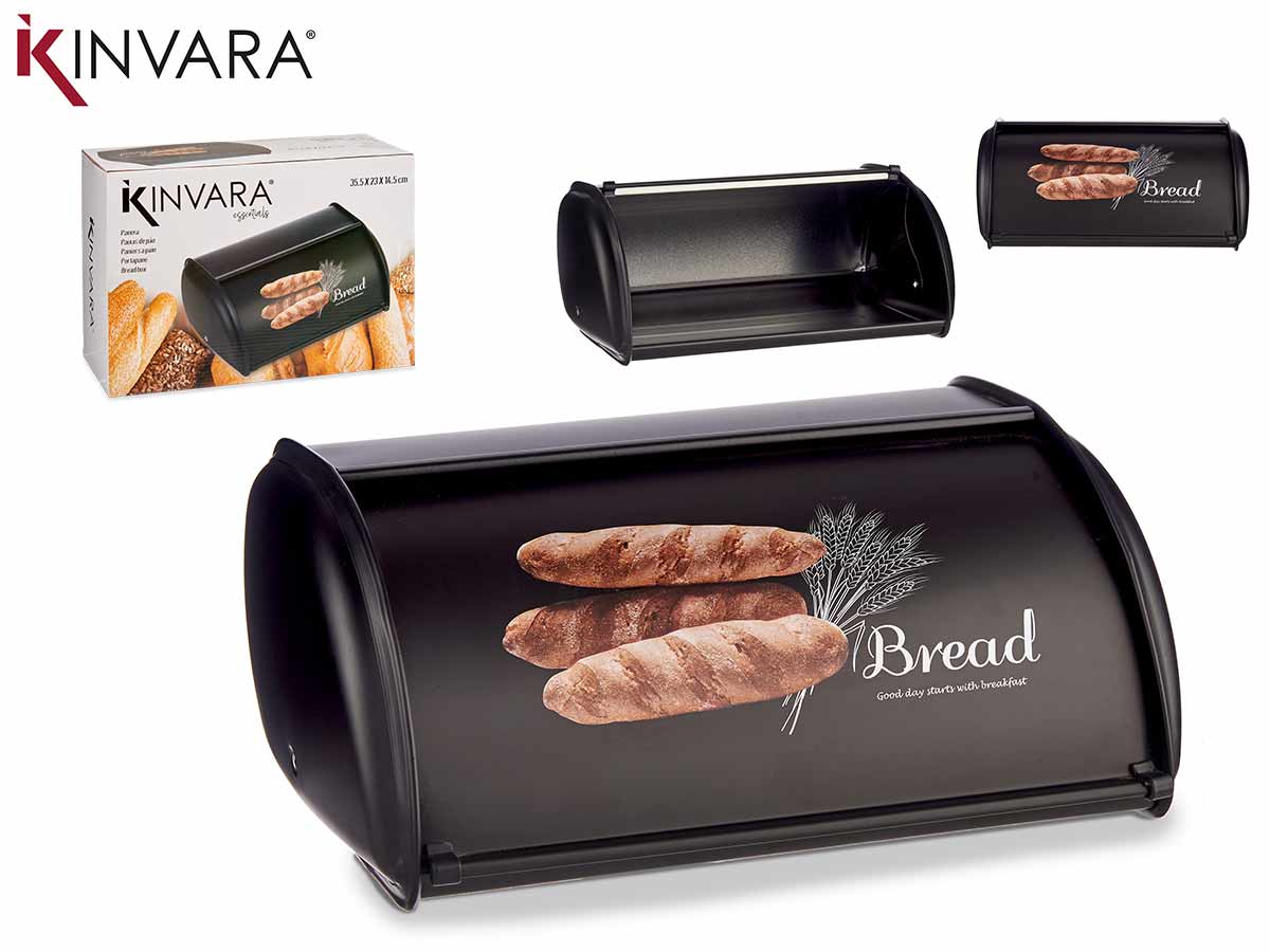 Sheet Metal Bread Box With Printing