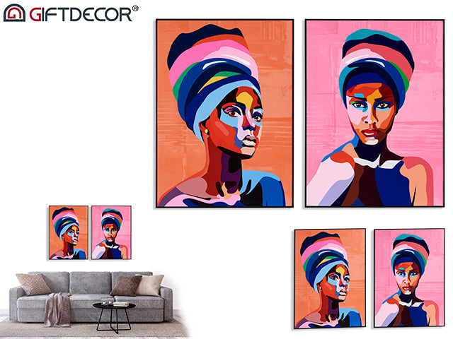 African Women Assort 2 60 x 80 cm