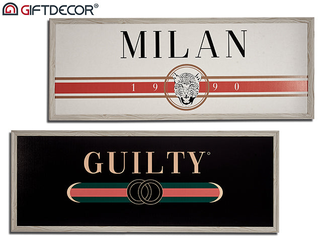 Frame Guilty-Milan Surt Marco Crema 46 x 121 cm