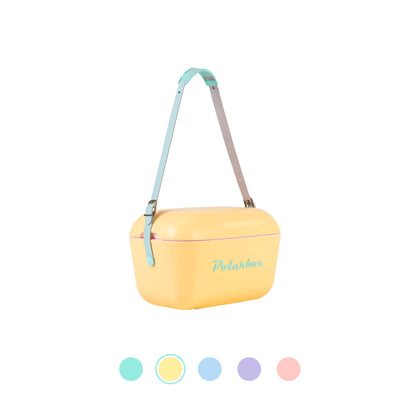 Nevera Polarbox Retro Vintage Style 12 L Amarillo Ibiza - Green Wing