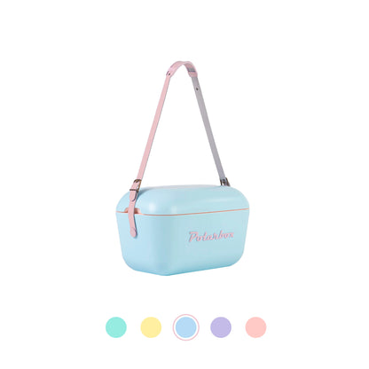 Nevera Polarbox Retro Vintage Style 12 L Azul Celeste - Ala Rosa