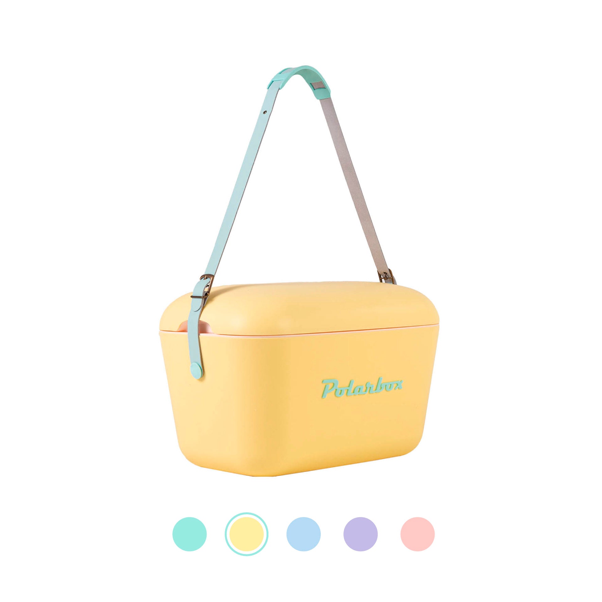 Nevera Polarbox Retro Vintage Style 20 L Amarillo Ibiza - Green Wing